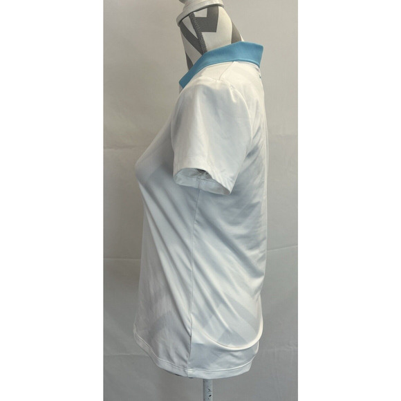 Tommy Bahama Womens Active Golf Light Blue Collar Short Sleeve Shirt Size Small - Picture 4 of 10